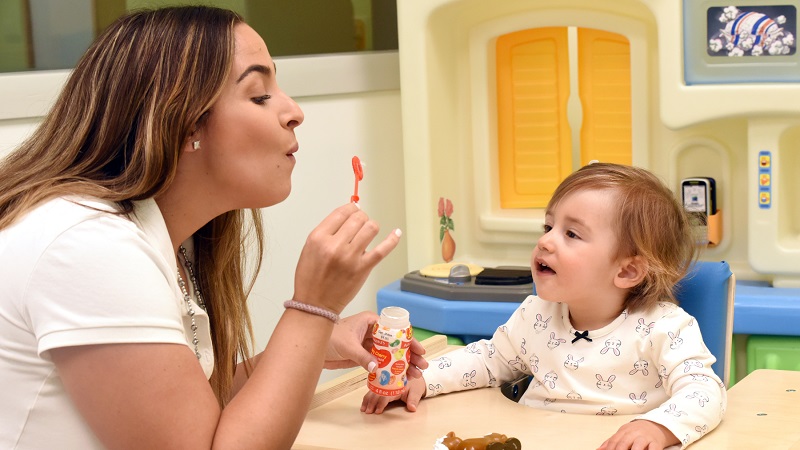 Speech therapy at the Kireker Center for Child Development