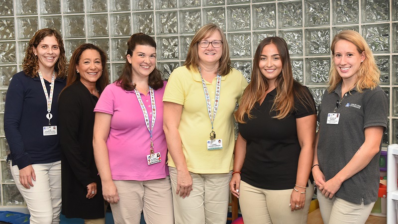 The speech therapy team at the Kireker Center for Child Development