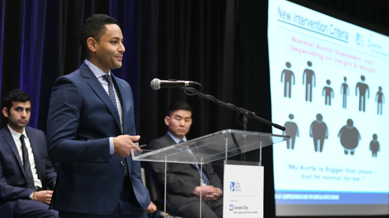 Dr. Jabagi presenting