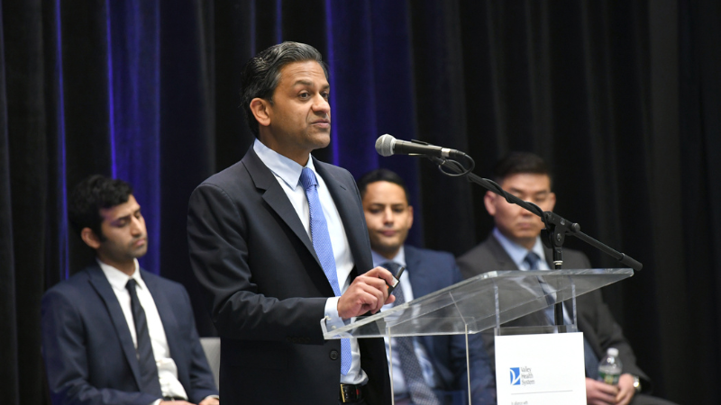 Dr. Tayal presenting
