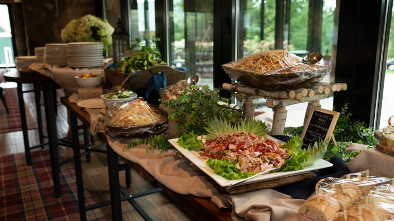 table of food