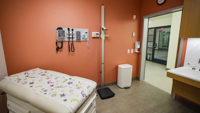 pediatric endocrinology exam room