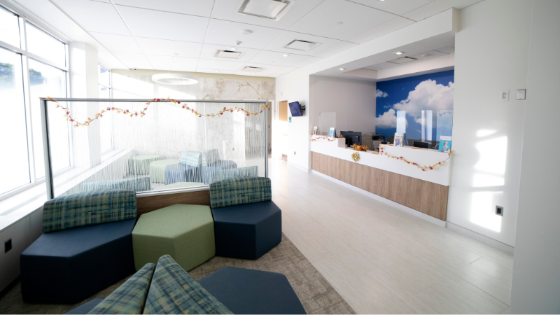 pediatric office waiting room