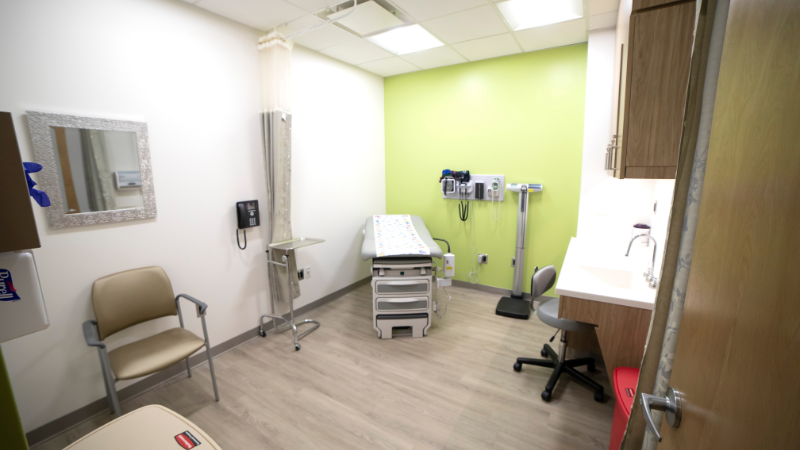pediatric exam room