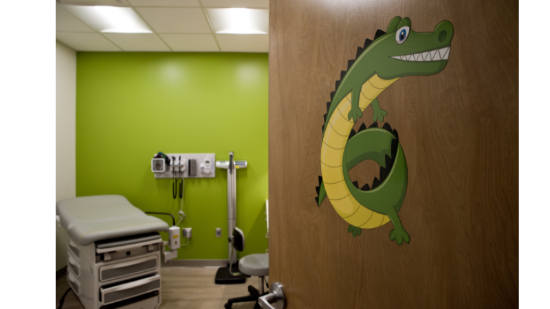 pediatric exam room
