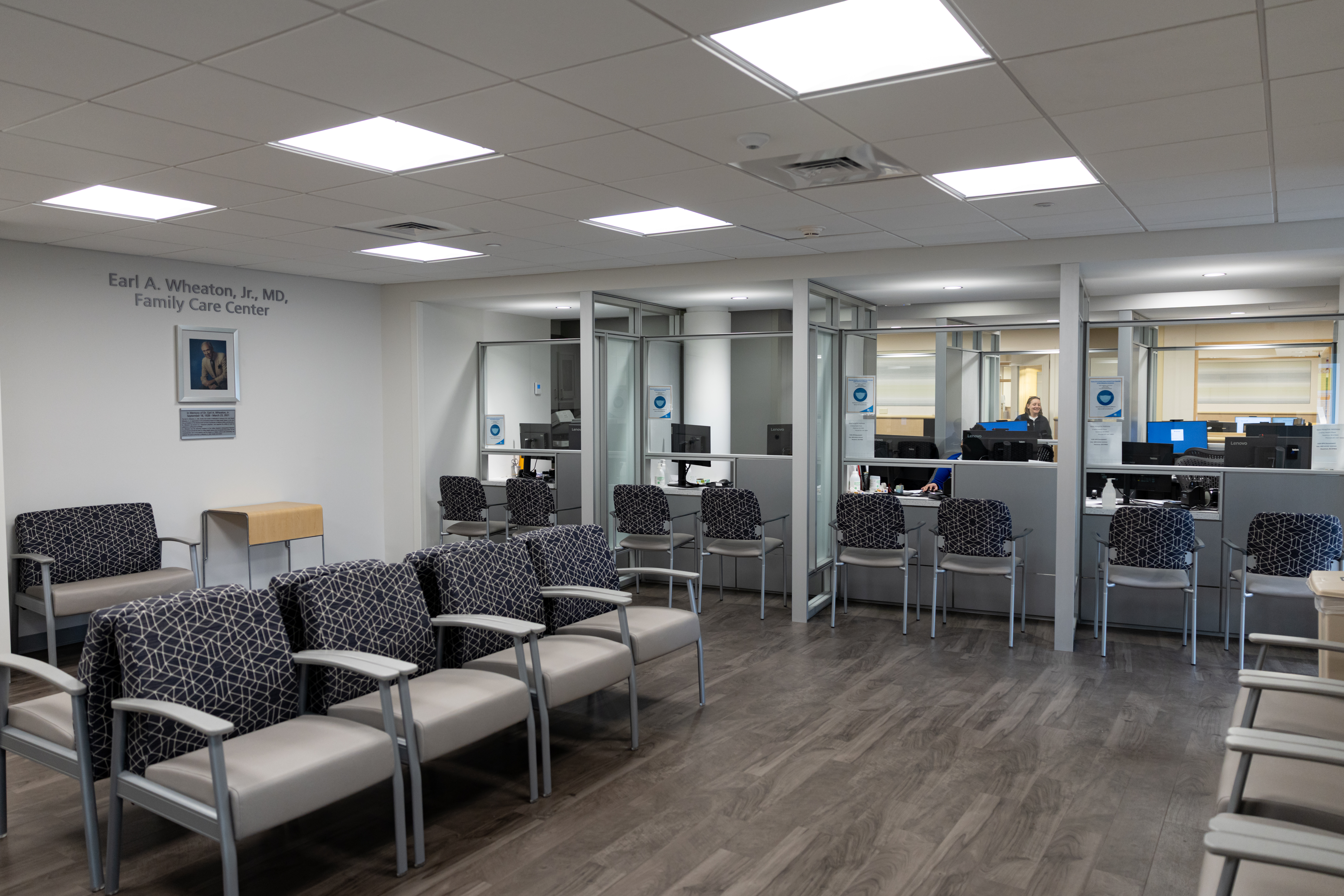 Family Care Center waiting area