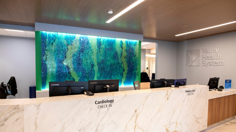 cardiology check in desk
