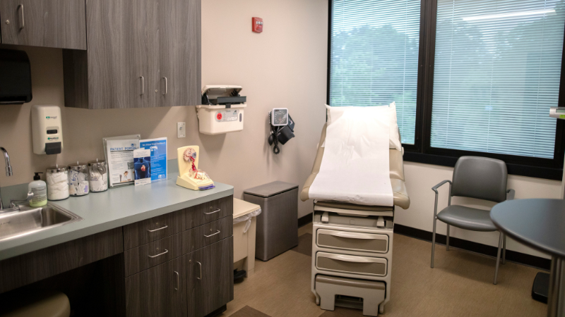 cardiology exam room in ridgewood
