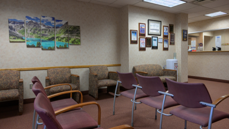 cardiology patient waiting area