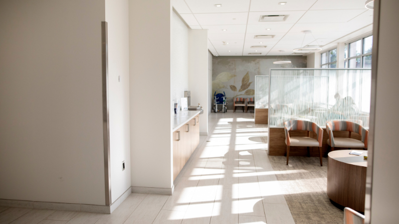 cardiology patient waiting area