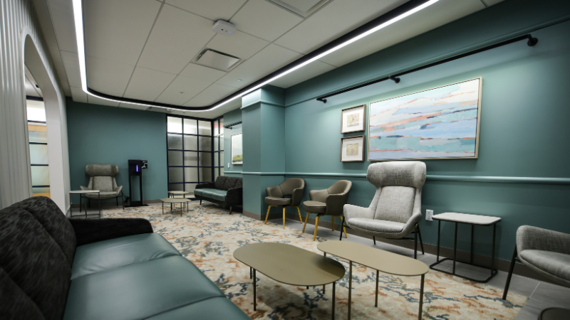 obgyn office waiting area