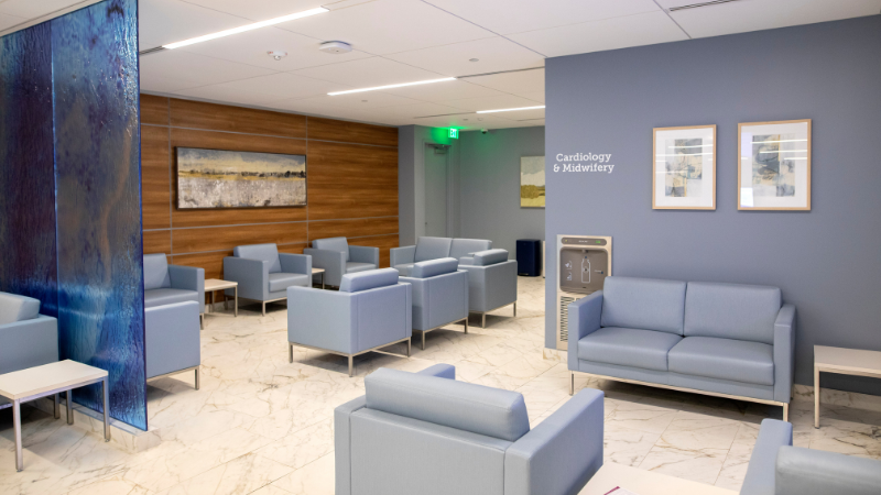 waiting room for cardiology office