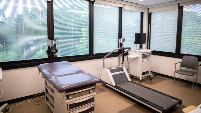 cardiology stress test room in ridgewood