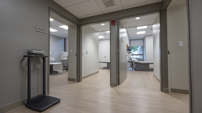 pain management office exam rooms