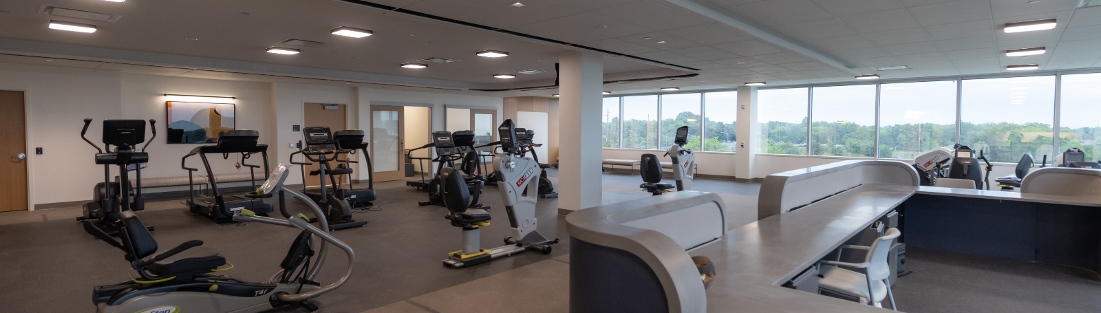 cardiac rehab exercise facility