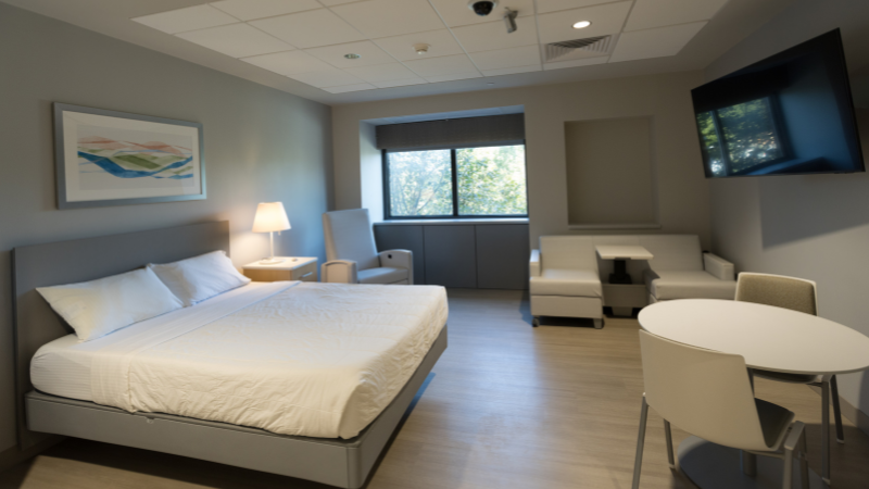 sleep study room