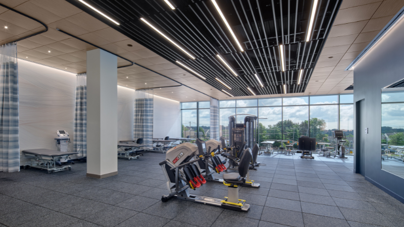 montvale outpatient rehab gym area