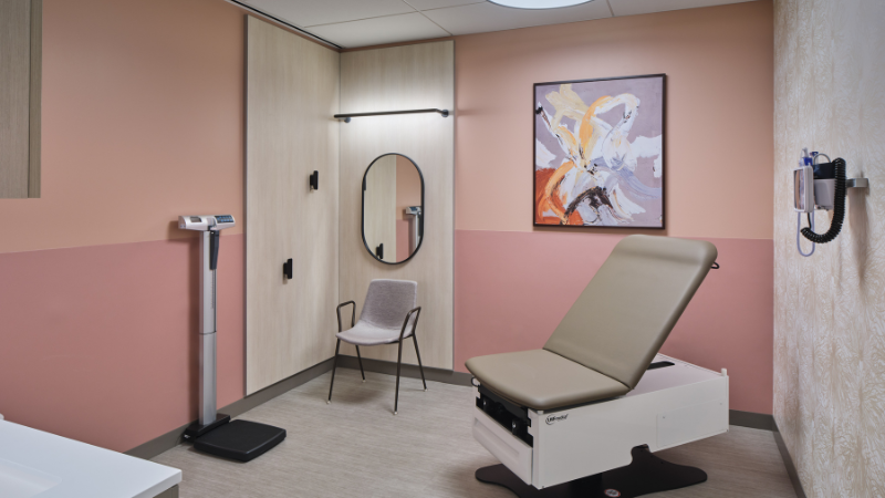 vhs - montvale campus vmg patient exam room 