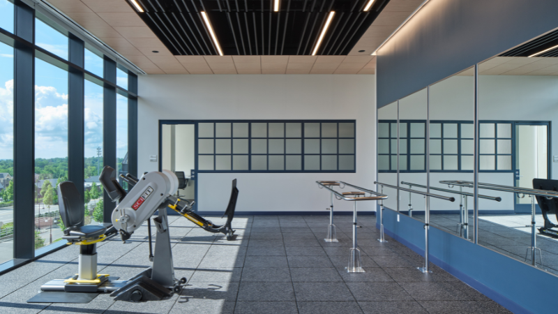 montvale outpatient rehab gym area