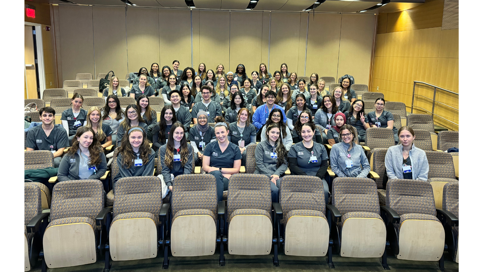 group photo of nurse residents