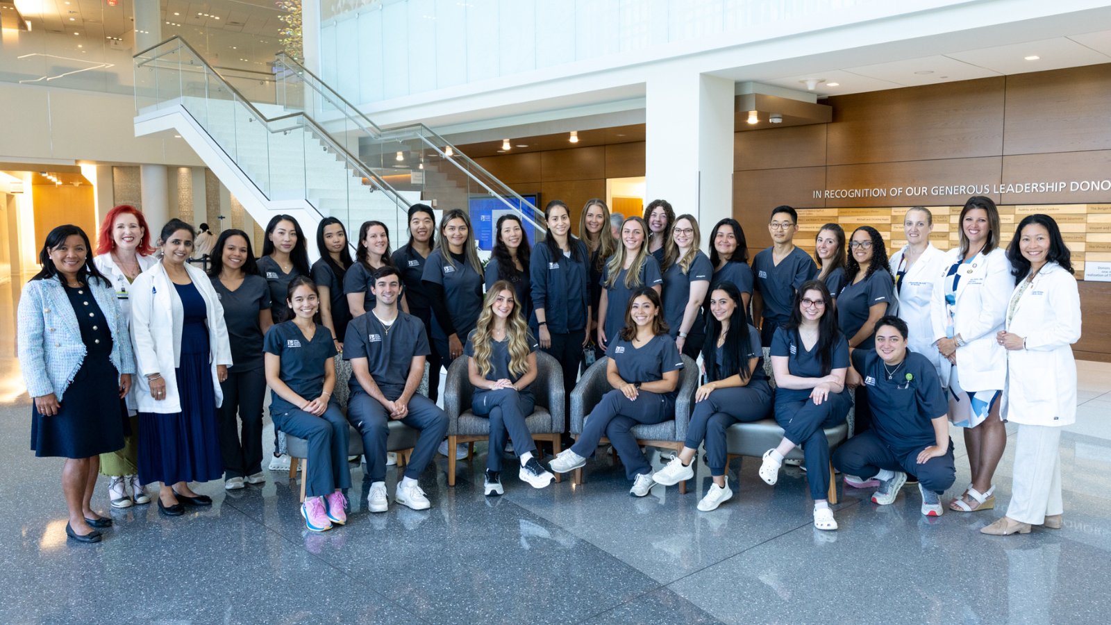 group of nurse residents