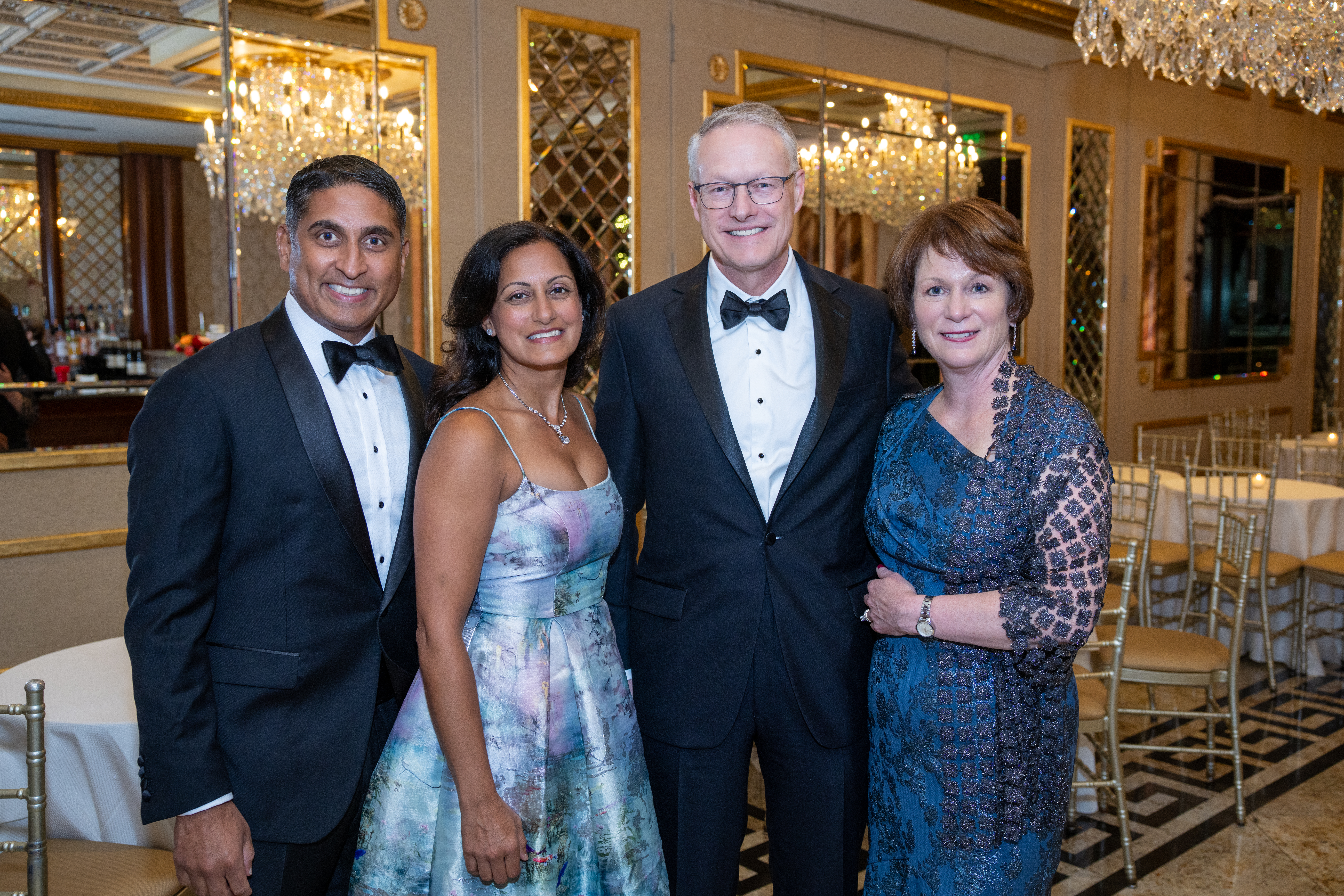 (L to R) Karteek Bhavsar, Meera Bhavsar, Dave Bohan, Mary-Katherine Bohan