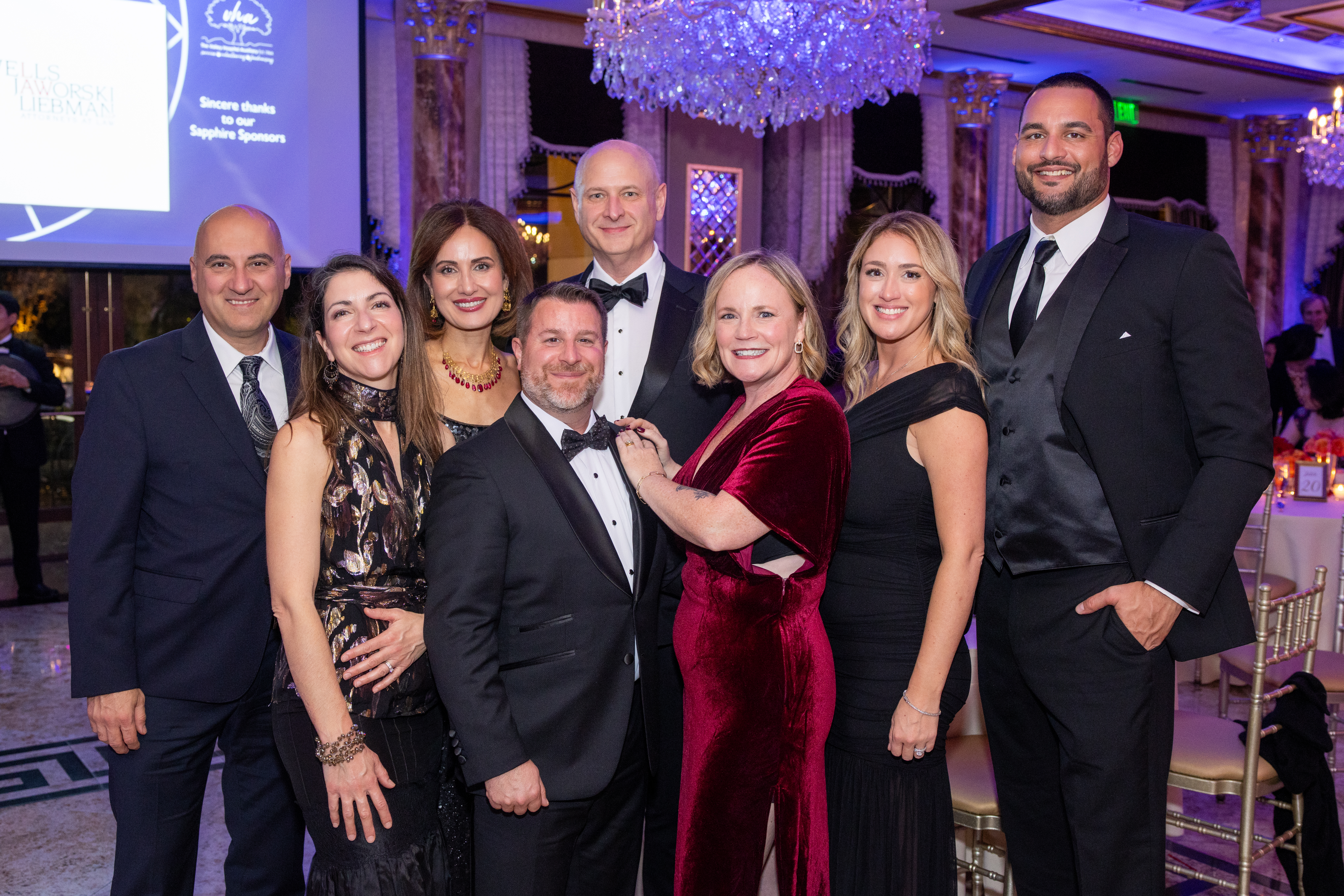 (L to R) Front:  Antranik Sarkes, Hasmig Jinivizian, MD, Ryan Murphy, MD, Mary Murphy, Megan Torchia, Joe Torchia Back, Kereshmeh Hammock, John Hammock, MD