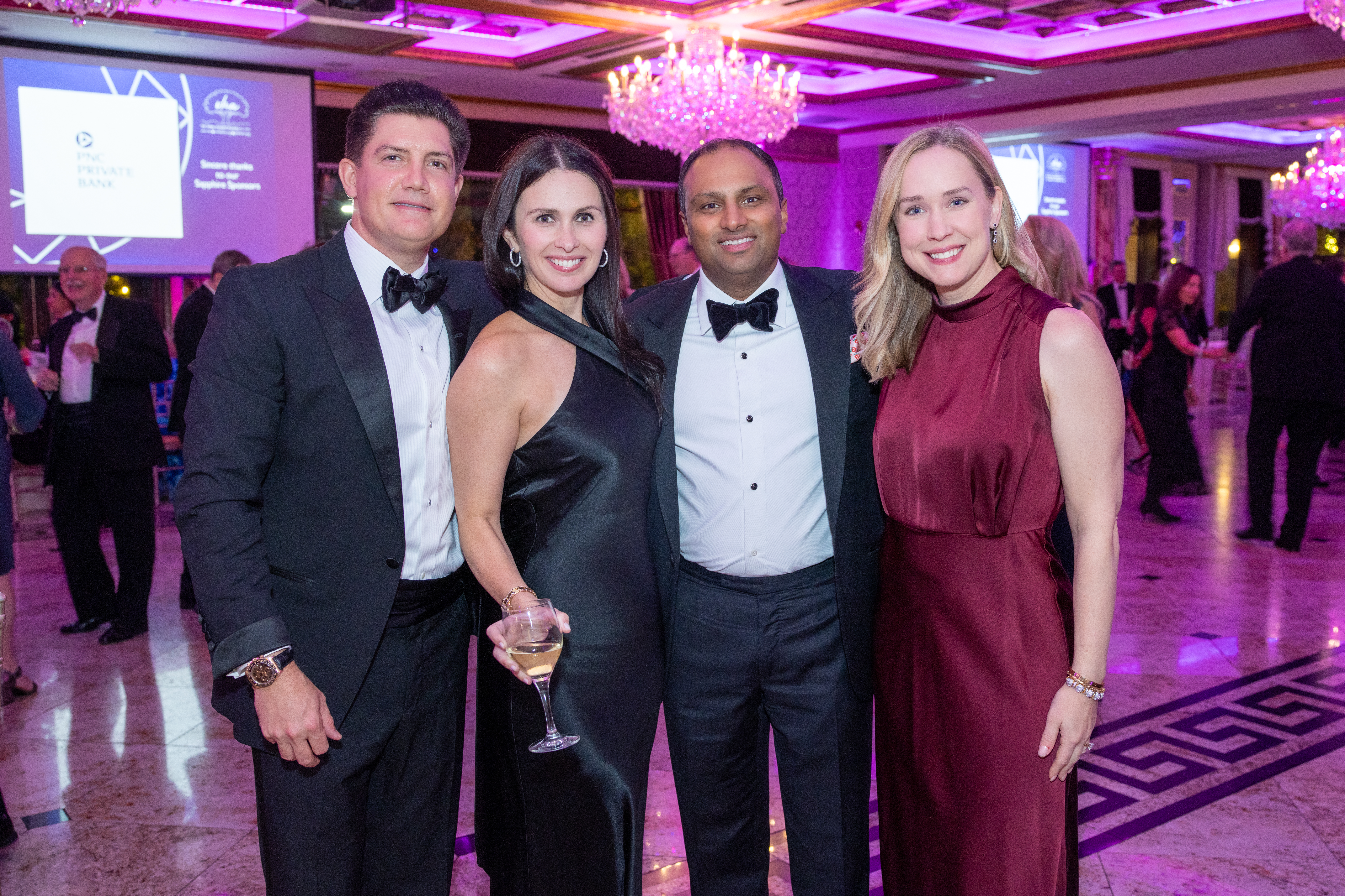 (L to R) Derek Berberian, MD, Katelyn Berberian, Chirag Shah, Melissa Shah
