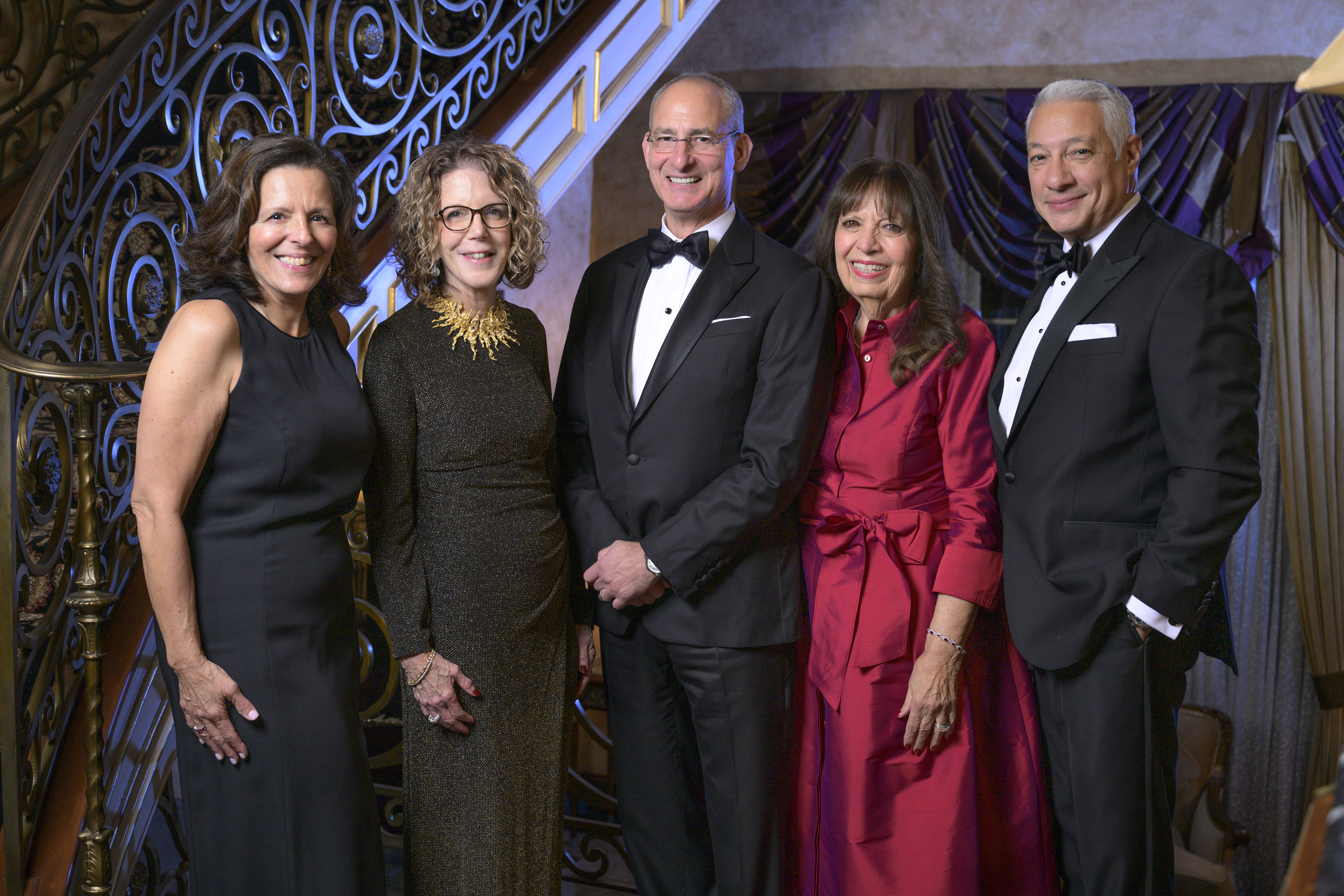 (L to R) Sandy Carapezza, Elaine Heimberger, Rob Brenner, MD, Carol Gillespie, Joe Lorino
