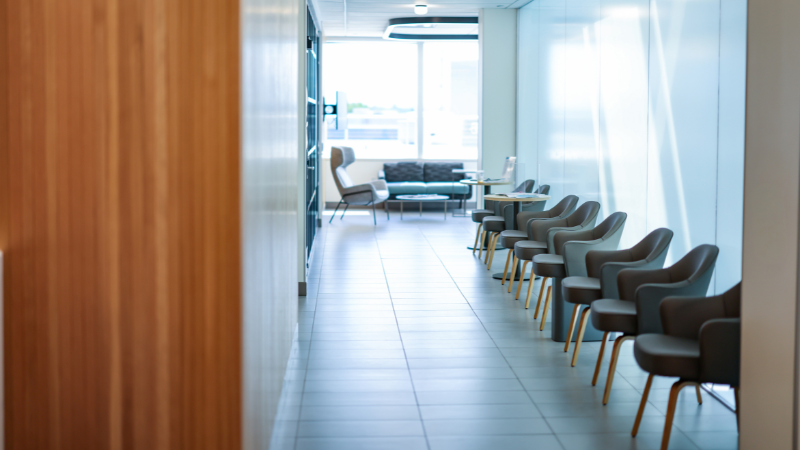 Heart Therapy Center patient waiting room