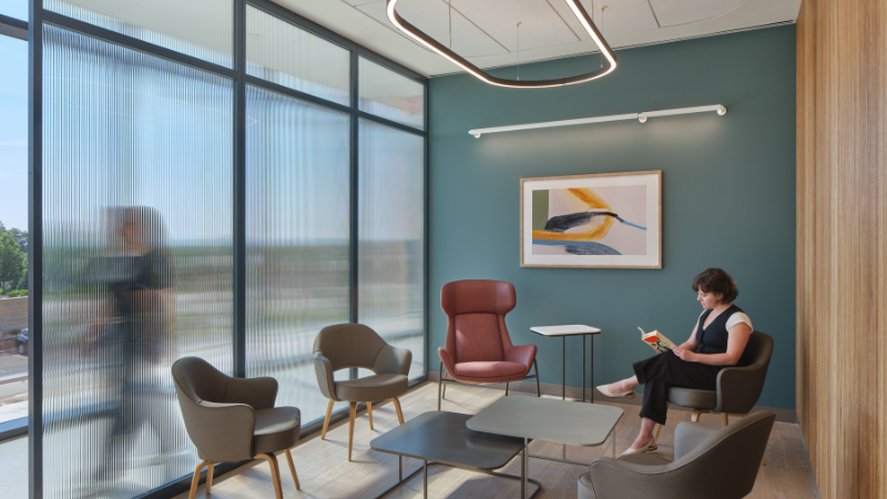 Valley Health System - Montvale Campus, interior patient waiting room