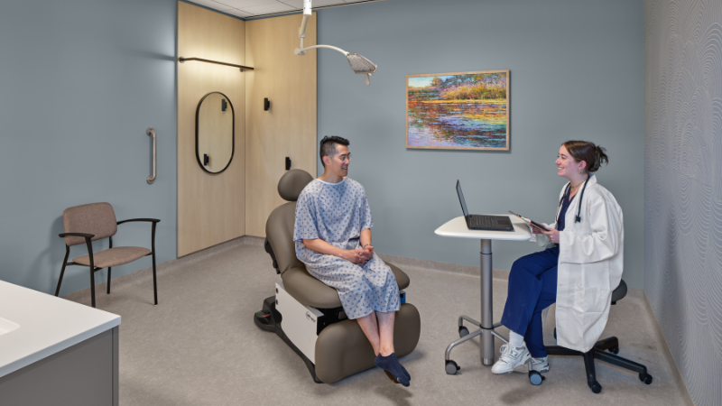 Valley Health System - Montvale Campus, second floor exam room