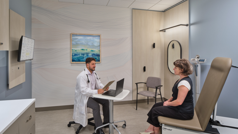 Valley Health System - Montvale Campus, second floor exam room