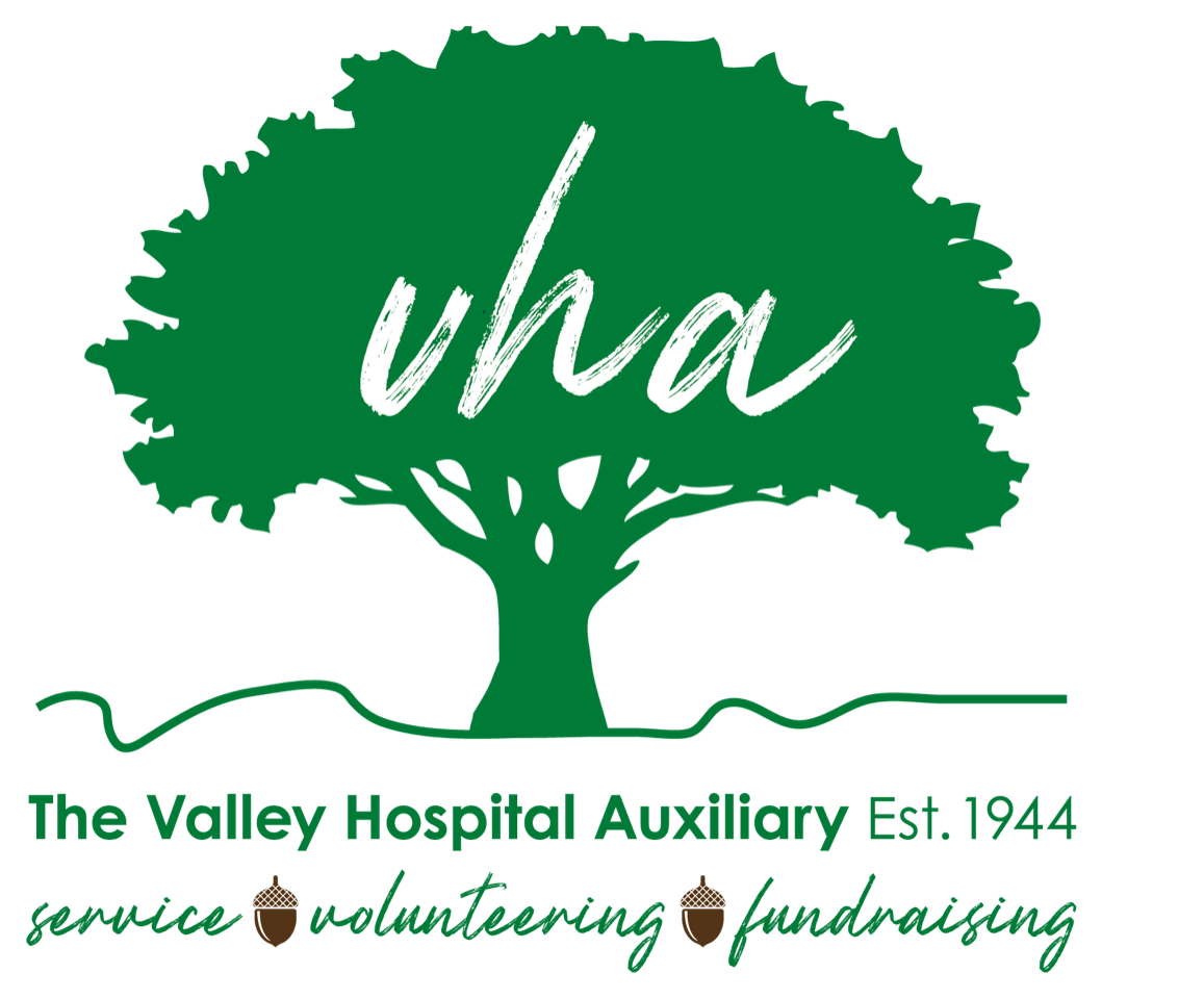 The Valley Hospital Auxiliary logo - service, volunteering, fundraising