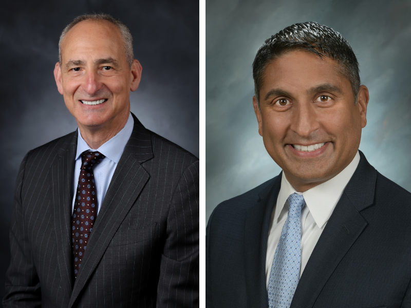 Robert Brenner, MD, President and CEO, and Karteek Bhavsar, Executive Vice President and COO