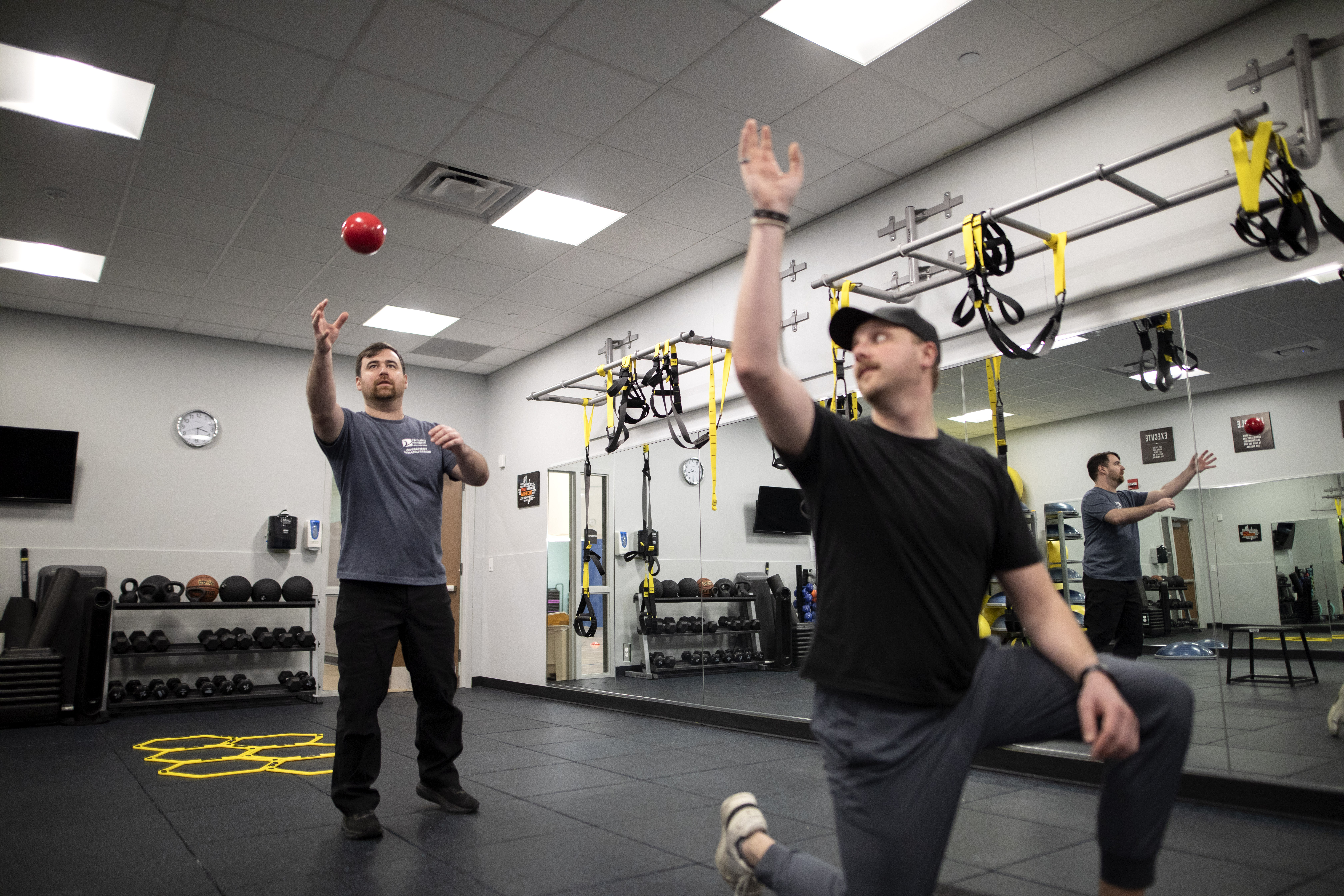 patient participating in Return to Sport program