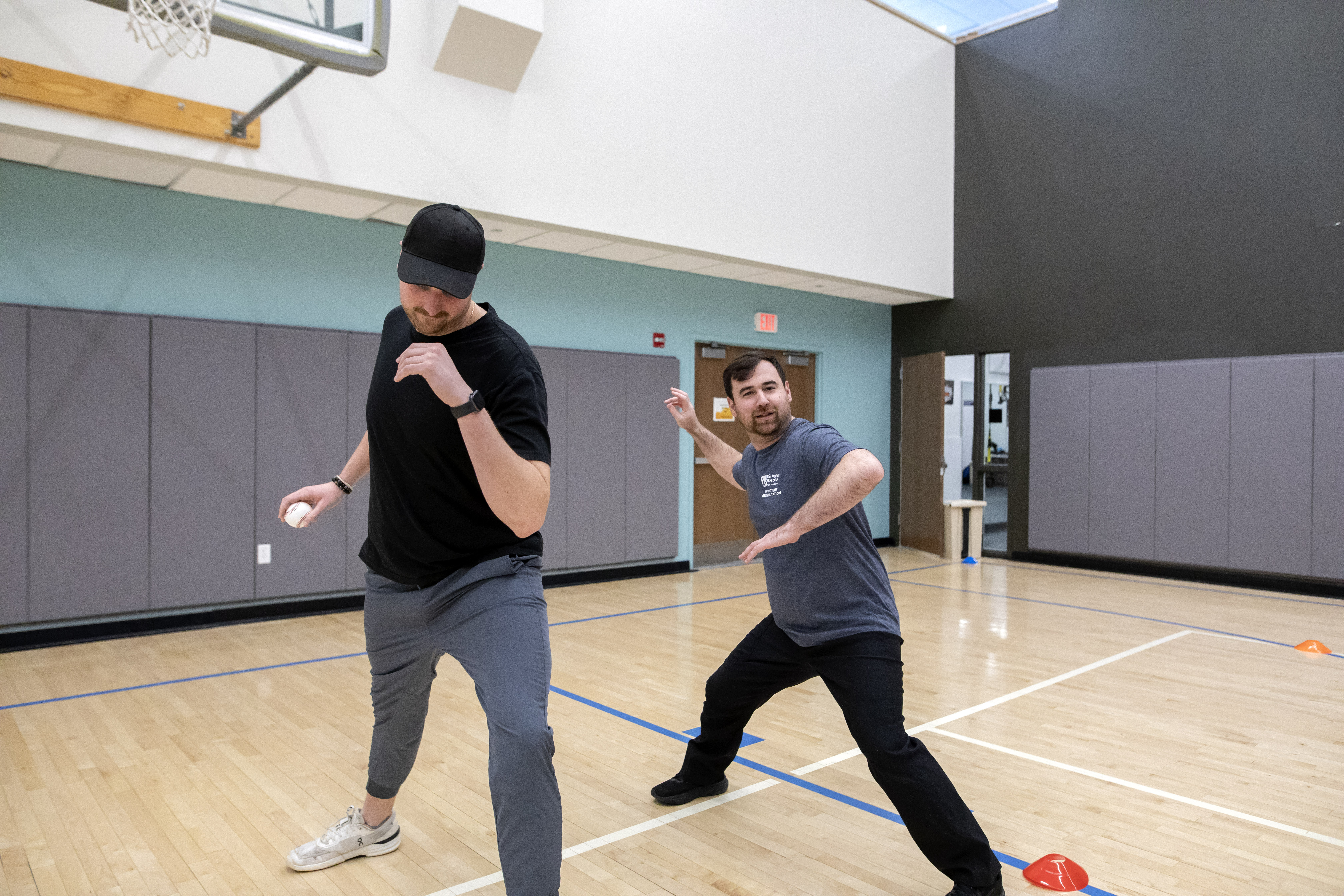 patient participating in Return to Sport program