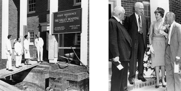 The Kraft House construction; Dorothy B. Kraft