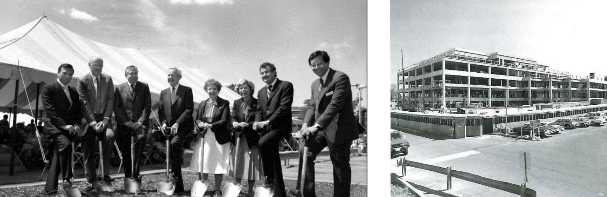 Cheel Building ground breaking and construction