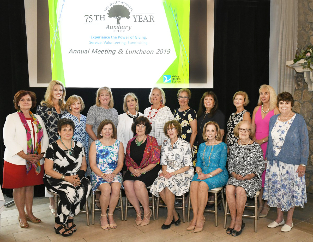 The Valley Hospital Auxiliary Officers for 2019-2020