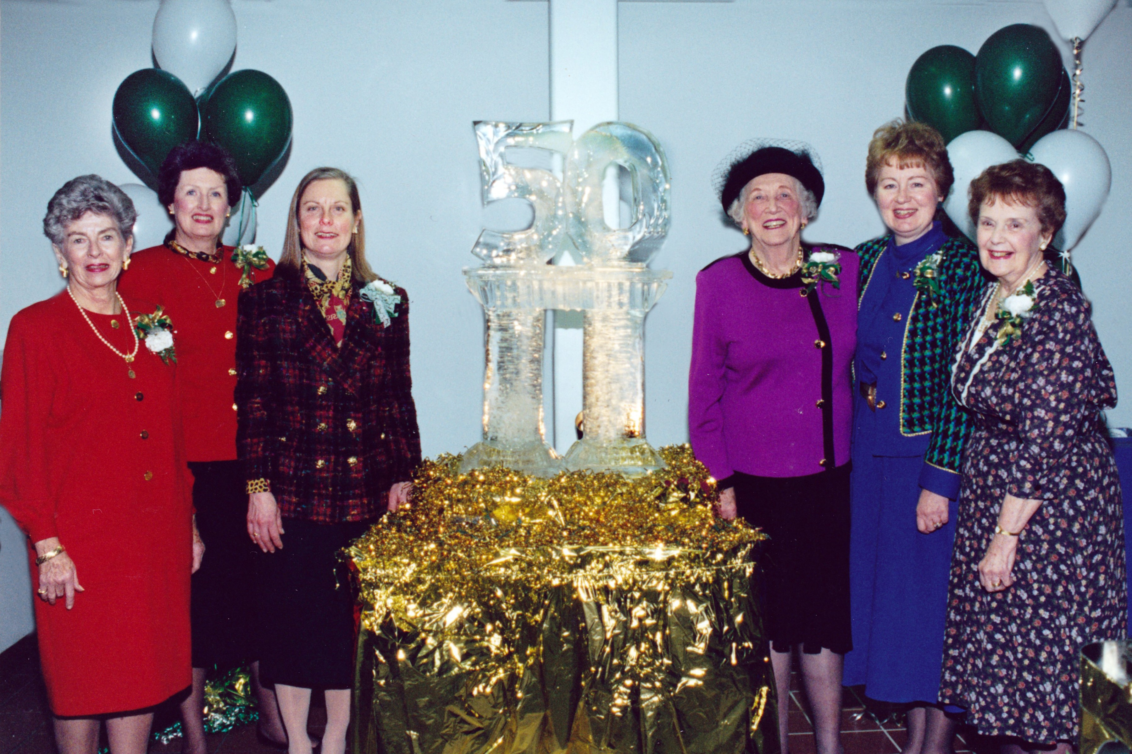 Auxiliary members celebrating 50 years of service