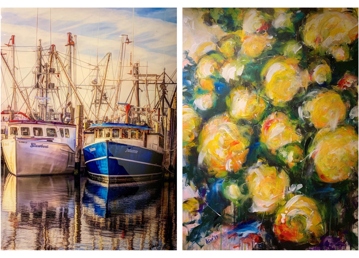 Auxiliary Art Gallery - works by Agop Gemdjian and George Mattei