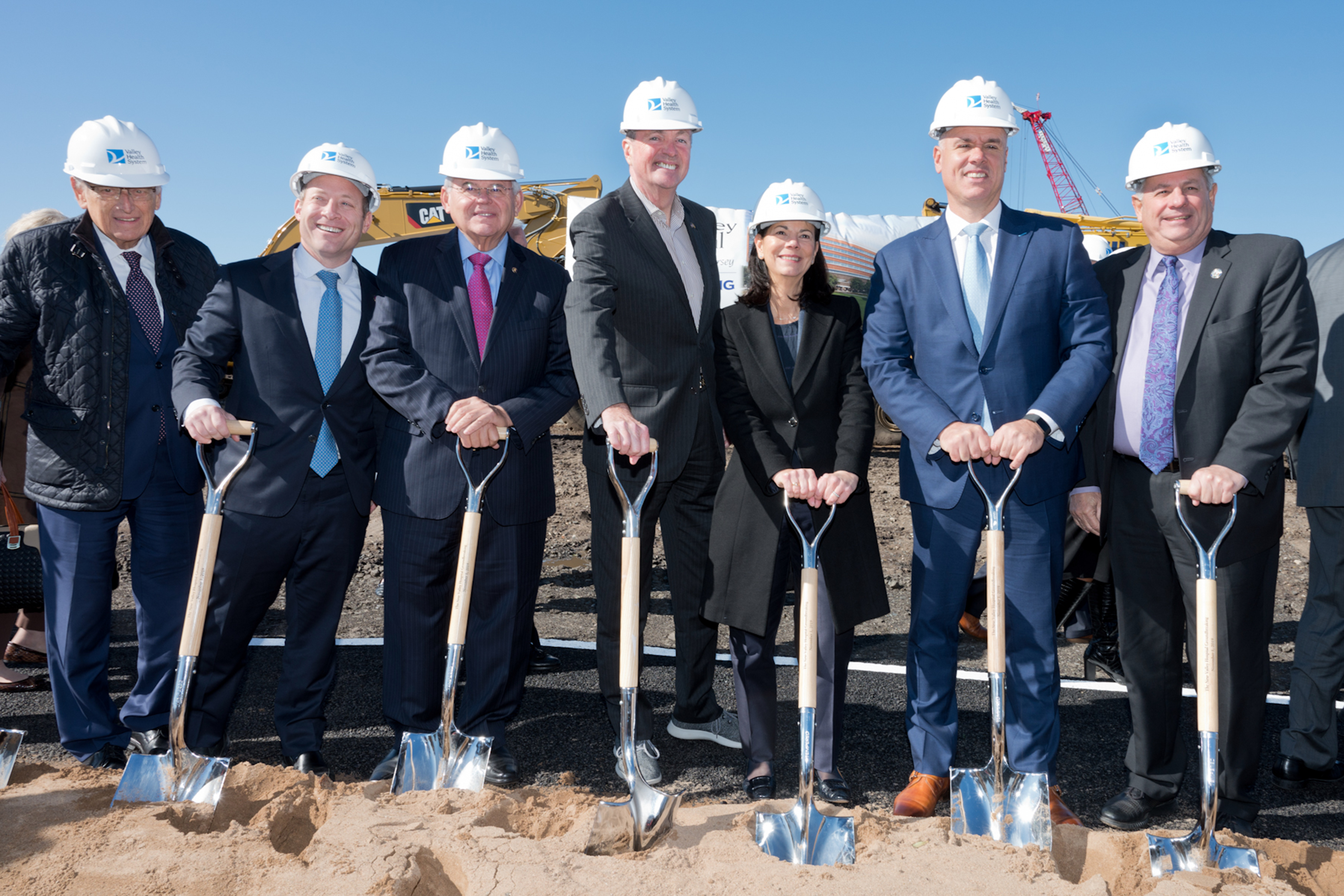 ground breaking of the new Valley Hospital