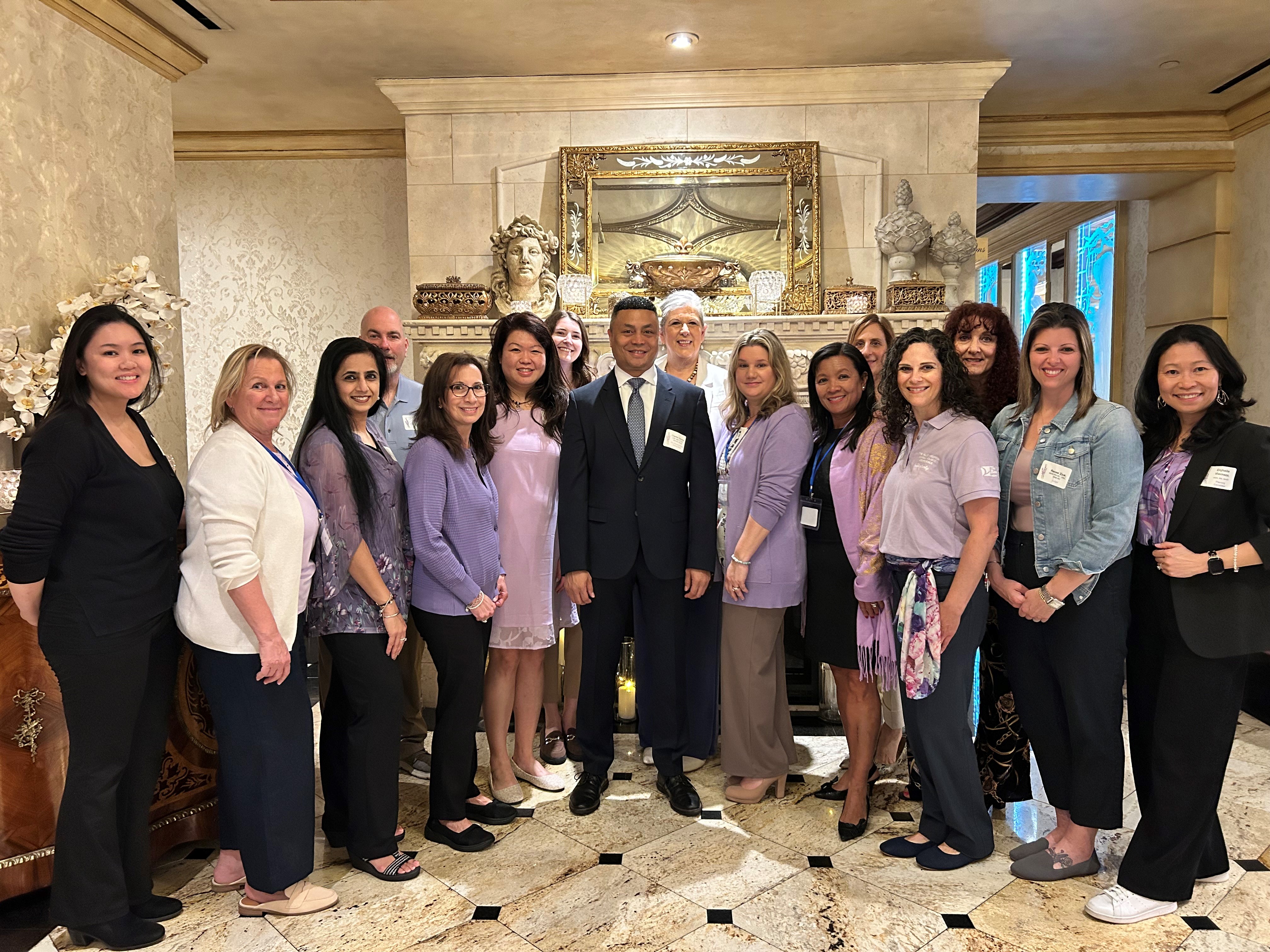 group of valley employees attending holistic conference
