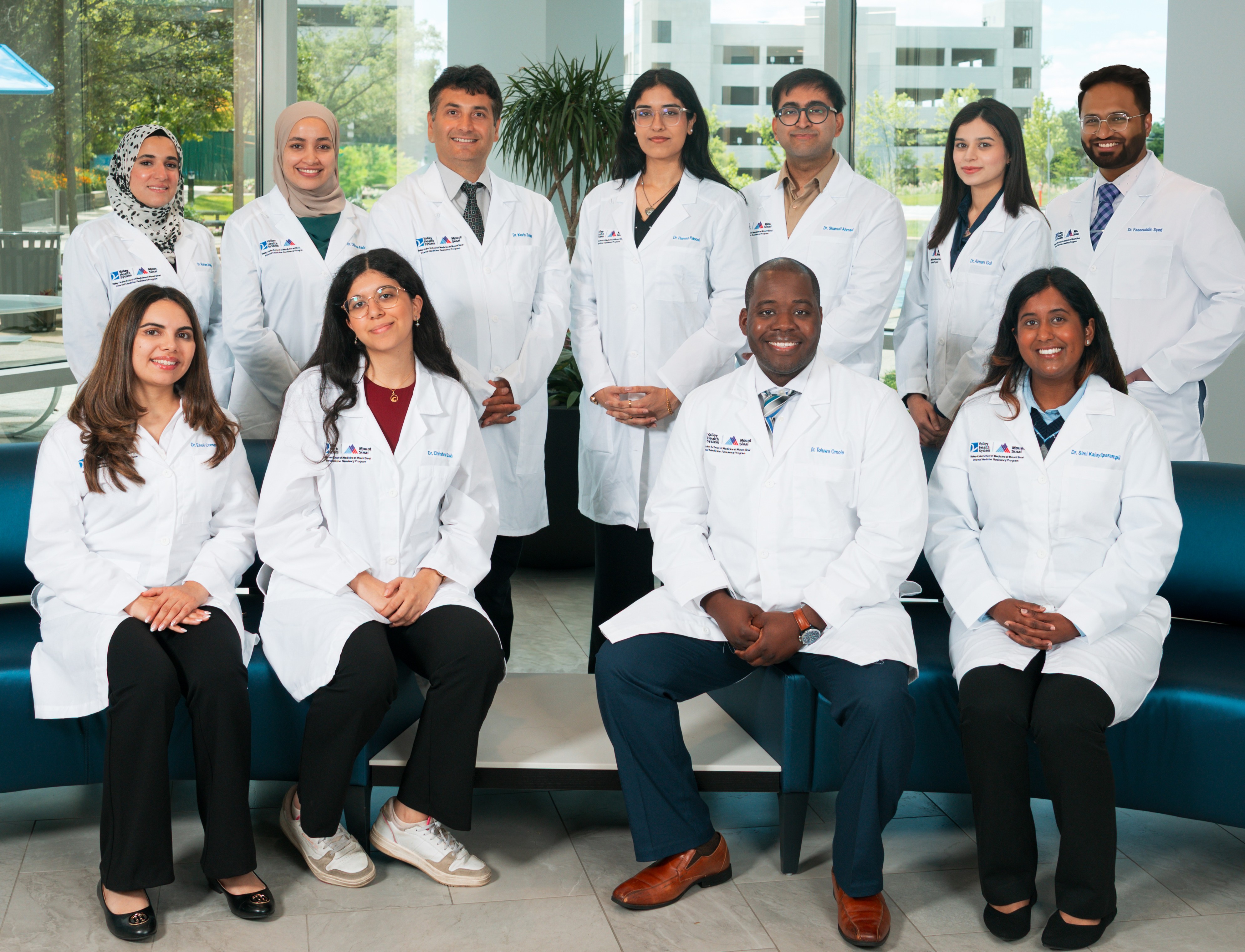 group of new internal medicine residents