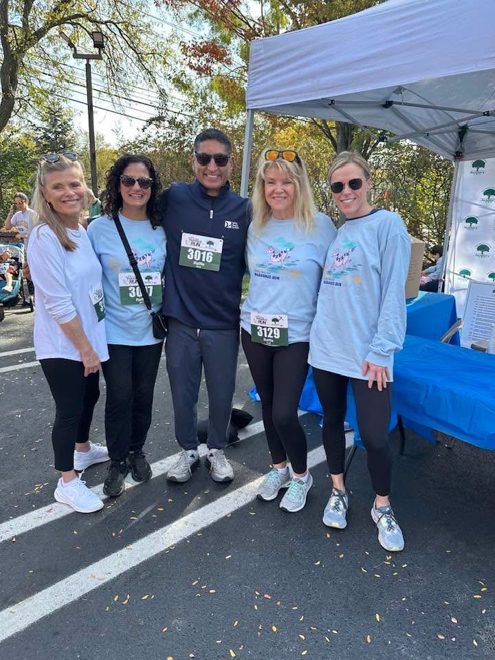 Left to right:  Megan Fraser, Meera Bhavsar, Karteek Bhavsar, Mary Collins, Chelsea Benell