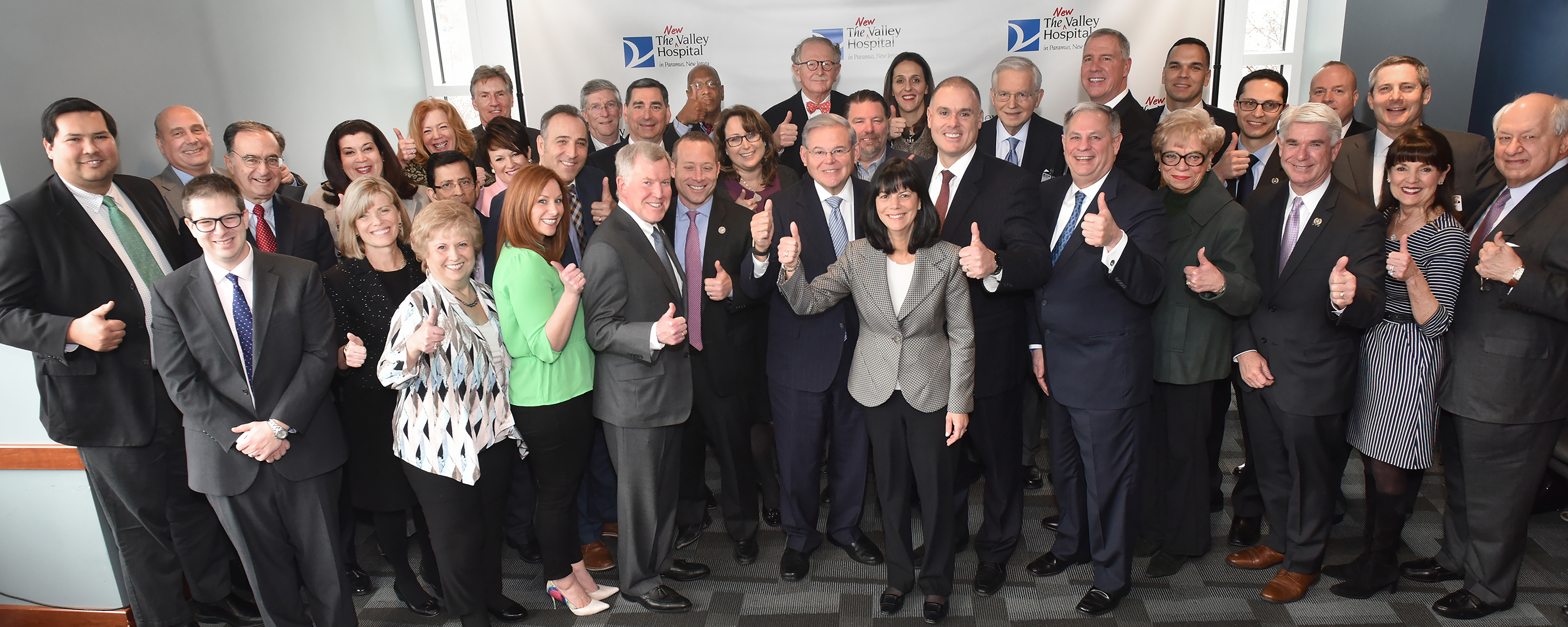 Valley leadership announcing the move to Paramus