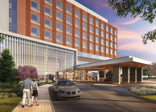 rendering of the valley hospital in paramus