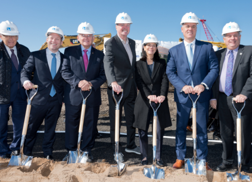 ground breaking at the new valley hospital