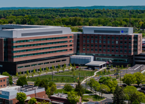 exterior building shot of The Valley Hospital